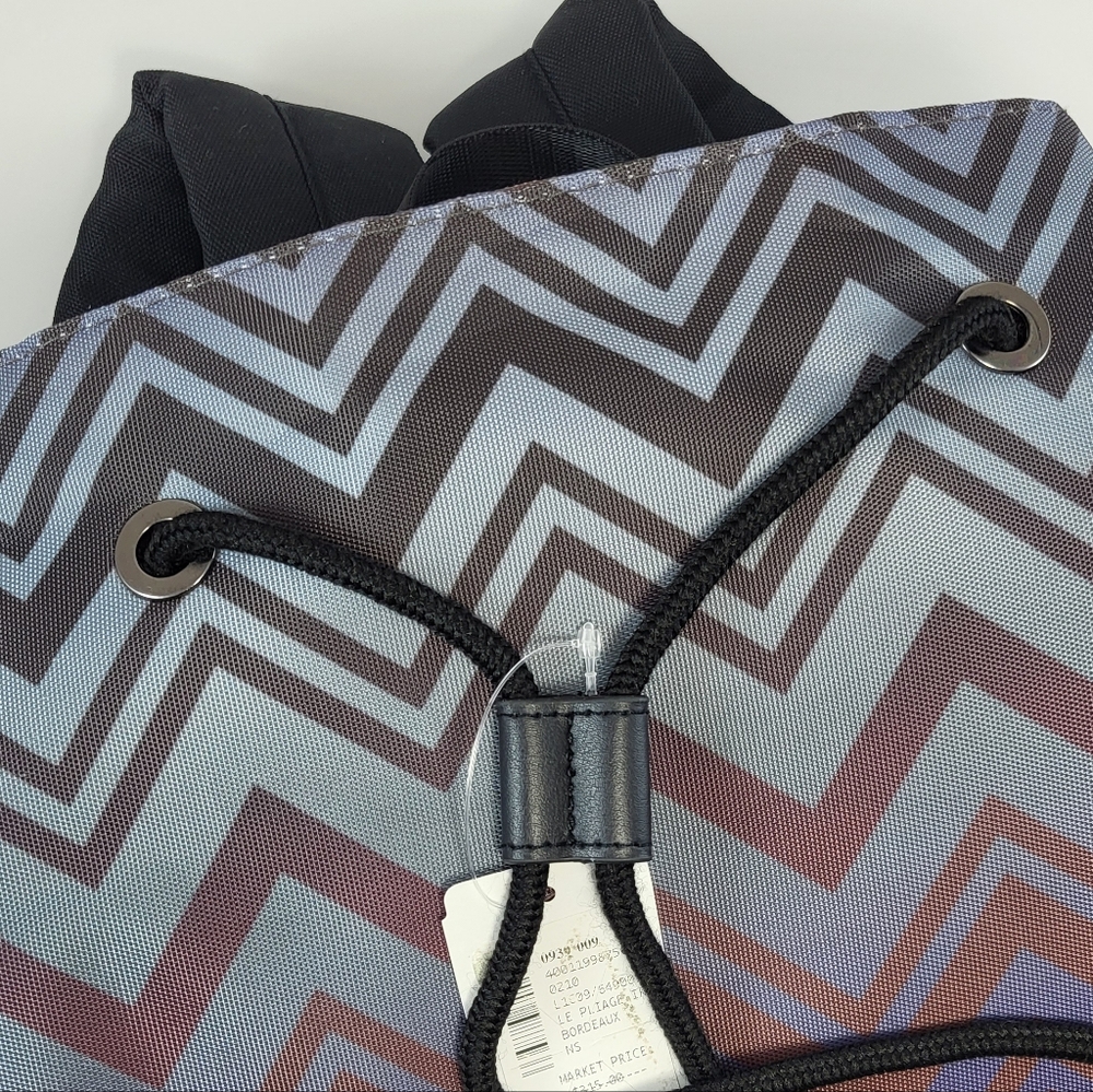 NWT Missoni Multicolor Zigzag Backpack Luggage Gy… - image 9